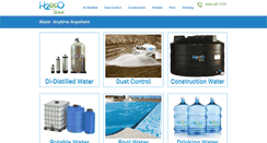 Desktop Screenshot of h2ecowater.com